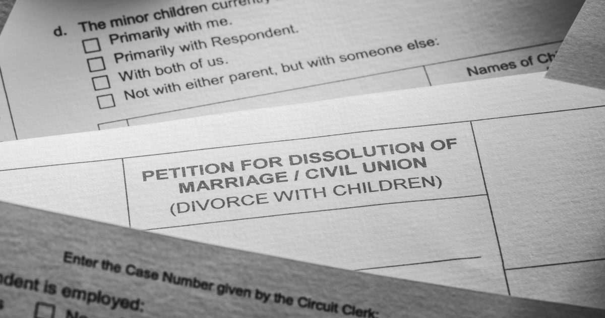 file a divorce petition